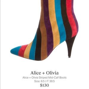 multi colored ankle boots